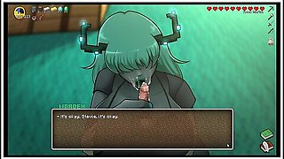 Hornycraft [ Minecraft Porn Hentai Game ] Ep.37 Giant Woman Kiss My Small Cock Until I Facial Her