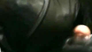 Cock Explodes Gloves