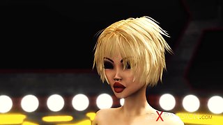 Sci-fi pyramid. anubis nails hard a sexy chick