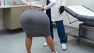 Petite Big Ass Secretary Teasing in Tight Office Outfit