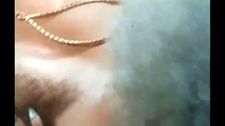 Vintage Threesome Fuck in Garden with Big Tits and Cumshot