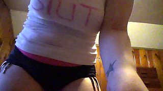 Big boobs milf masturbates with her dildo