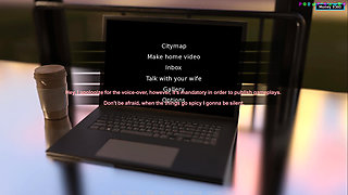 My Hotwife by Cuck Games - Threesome with the Hubby Crossdressed, Cum Eating Husband 23