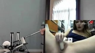 Blonde natural big titted babe solo play