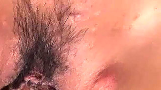 Cute Japan skinny teen with hairy pussy fucked to orgasm by step brother