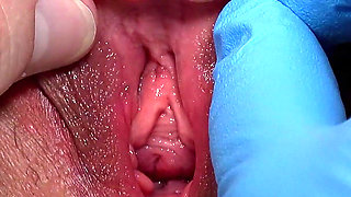 Big Clit Pussy Examined with Speculum