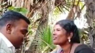 Aunty Make Her Hubbys Spunk