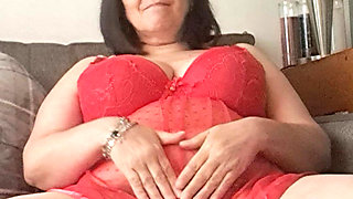 Stepmom in Lingerie Seducing Like a Slut