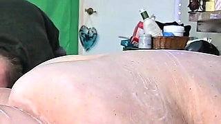 SSBBW and Slave Bed Bath Fun Part 2