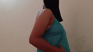 Hot wife removing bikni