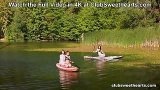 Sumiko Smile Amelia Ost Dakota Doll Threesome Lesbian Teens Licking Pussy Outdoor HD