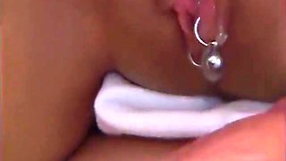 Gorgeous Cheerleader Gets Her Pierced Pussy Creampied - Kody Coxxx