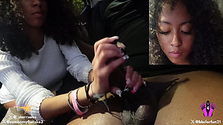 Starrsoles Gives Me A footjob that ends with a post orgasm tourment handjob Pov1