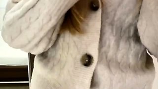 Kate Kravets - Naughty Roommate Nerd Girl in Pink Lingerie