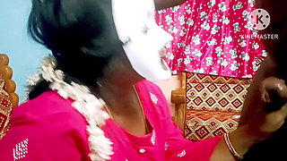 Student ready for mouth fuck and swallow cum to get practical marks from teacher - full tamil audio with moaning