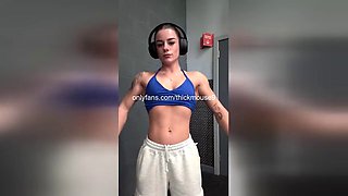 ThickMouse9 Flashes Pussy in Steamy Lesbian Yoga