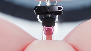 D.va - Clit Stroker & Anal Fuck Machine Squirt Overwatch 3D Fetish Porn