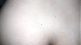 Big-butted Woman Galloping in the Bathroom