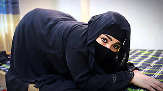 Arab MILF Aunty Rough Anal Fuck by Step Uncle in Next Room - Aria Mia