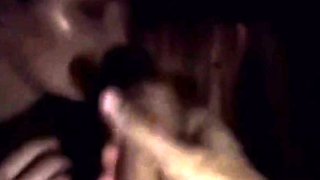 2 Stepsisters Suck Cock in a Theater - Amateur POV Blowjob