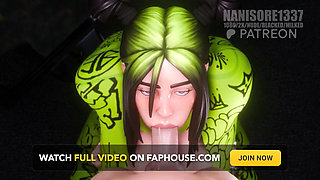 Fortnite Billie Sloppy Blowjob POV 3D Animation