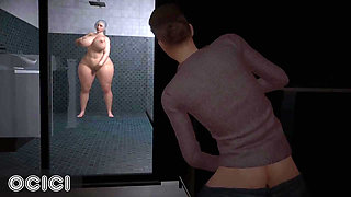 I masturbate watching huge woman touch herself