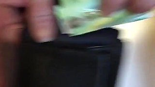 POV Hand Over All Your Money