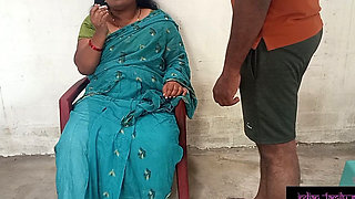 Stepmom Caught by Stepson While Smoking