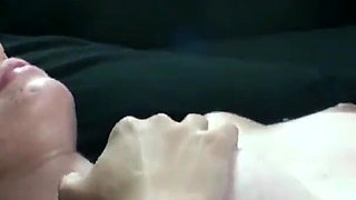 8 1/2 Months Pregnant Girlfriend Satisfies Boyfriends Smoking Fetish