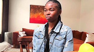 This EBONY TEEN snuck out of home