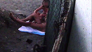 Flashing My Cock in Front of My Stepdaughter in a Beach and She Helps Me Cumshot in Front of Everyone