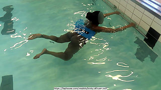 I'm Learning to Swim in the Local Nudist Clubs's Swimming Pool, Lesson 01
