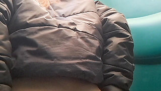 Peeing in a Portaloo at Festival