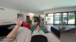 VR Conk: Redhead Elastigirl Fucks In Ripped Costume In The Incredibles Cosplay Parody