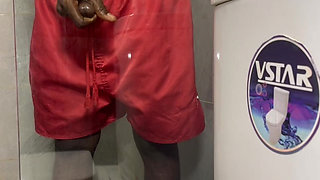 Slim Twink play with enormous dick