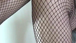 Misss a Catching You with Her Sexy Fishnets 2