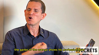 MY JEALOUS HUSBAND DOESN'T WANT ME TO LEAVE THE HOUSE AND PAYS ME FOR A PERSONALIZED TRAINER AND I END UP FUCKING WITH HIM