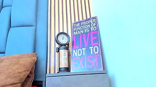 Stacked brunette goes solo toys and masturbation