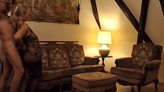 Amateur Blonde Mature Wife Enjoys Sex, Lingerie