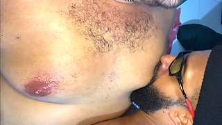 chubby gay man with large nipples