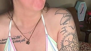 Chery Trees Smoking in a Bikini