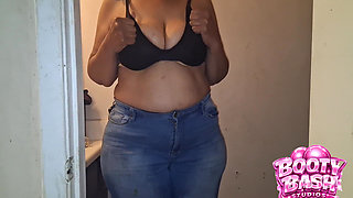 Big Booty BBW Anal Queen Oiled Down by Jamal Anal King