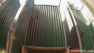 Czech Pool 5: Sexy Beauty Puts on a Steamy Shower Show