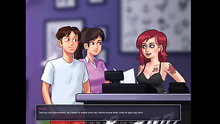 Summertime saga - Ive helped Diana with her milk and fucked Jenny