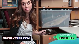 Little innocent dark haired lets the lp officers pound her Tight Pussy