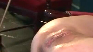 Tied up stretched in the ass fucked