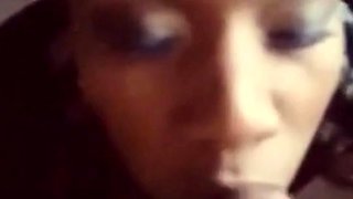 Ebony Amateur's Massive Facial