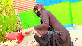 Today I made a video while doing housework. My shirt was short. How did you like my video