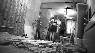 Naked stepmother (intimate voyeur home footage)