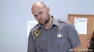 Adriana Chechik in Lesbian Customs Officer Uniform
